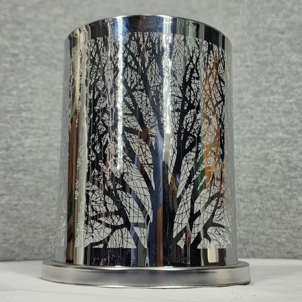 PARTYLITE ENCHANTED WOODLAND VOTIVE HURRICANE – RARE RETIRED – NIB – P90931